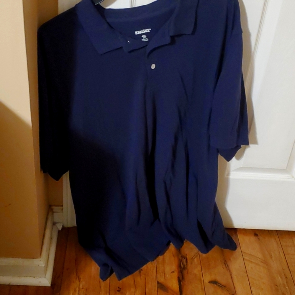 KingSize Men's 4XL Blue Polo